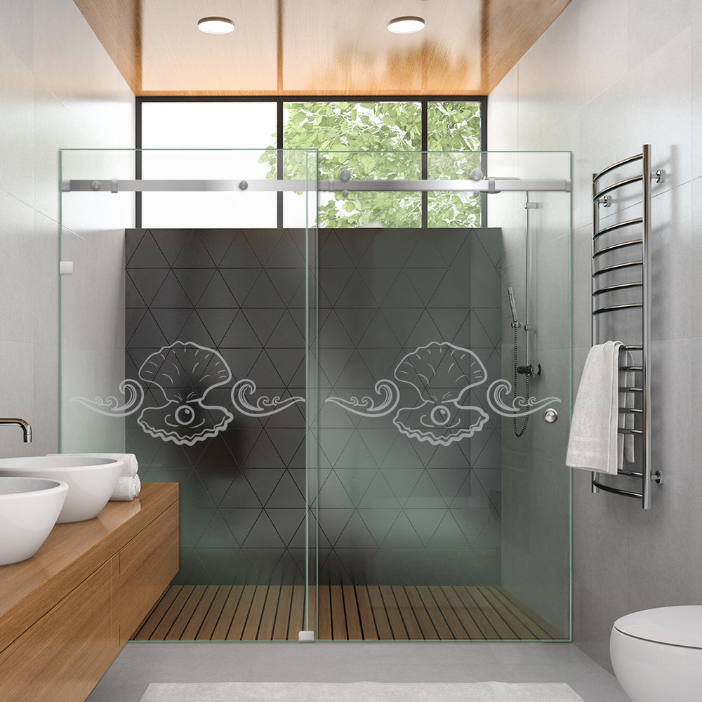 SHOWER GLASS SLIDING DOORS SGSD - 2825 - DoorDiscounter