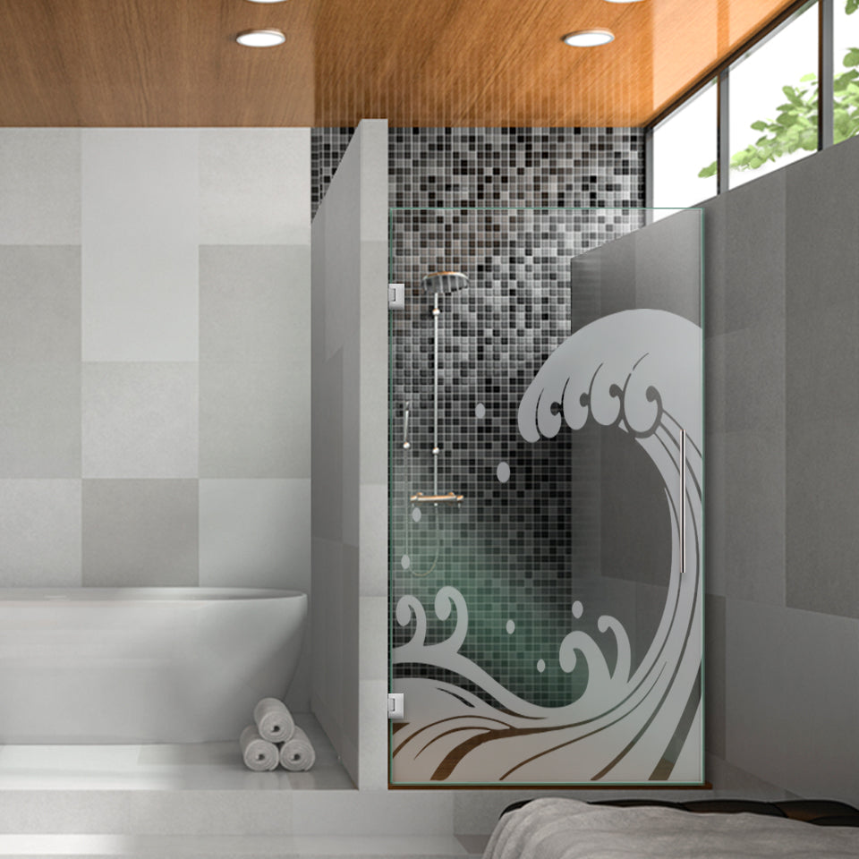Frameless Shower Glass Door FGDS - 2869 - DoorDiscounter