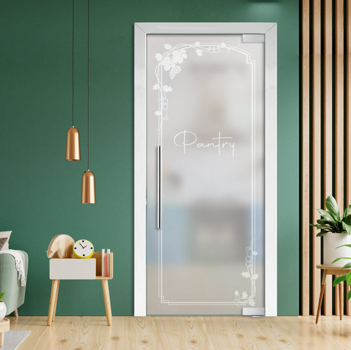 Frameless Glass Pivot Door with Self Closing Hinges FGP1 - 2013 - DoorDiscounter