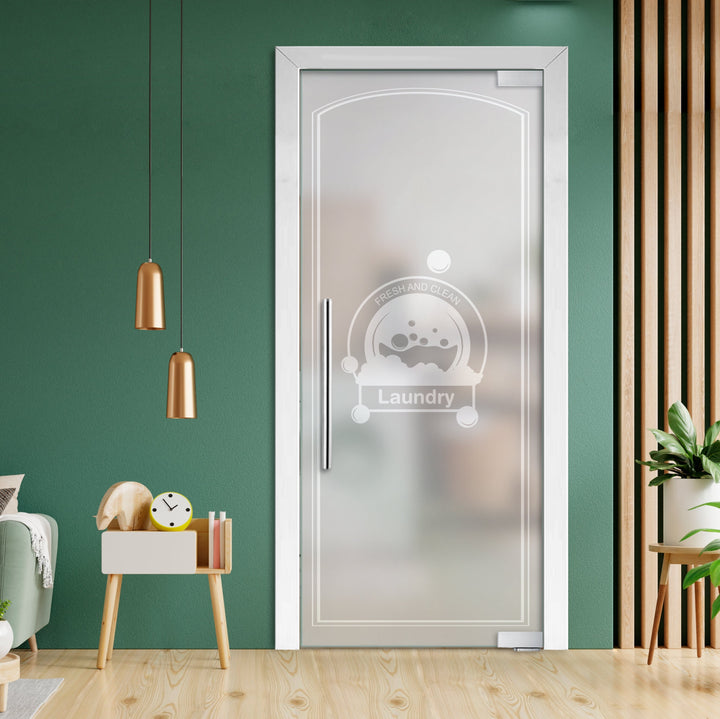 Frameless Glass Pivot Door with Self Closing Hinges FGP1- 2021 - DoorDiscounter