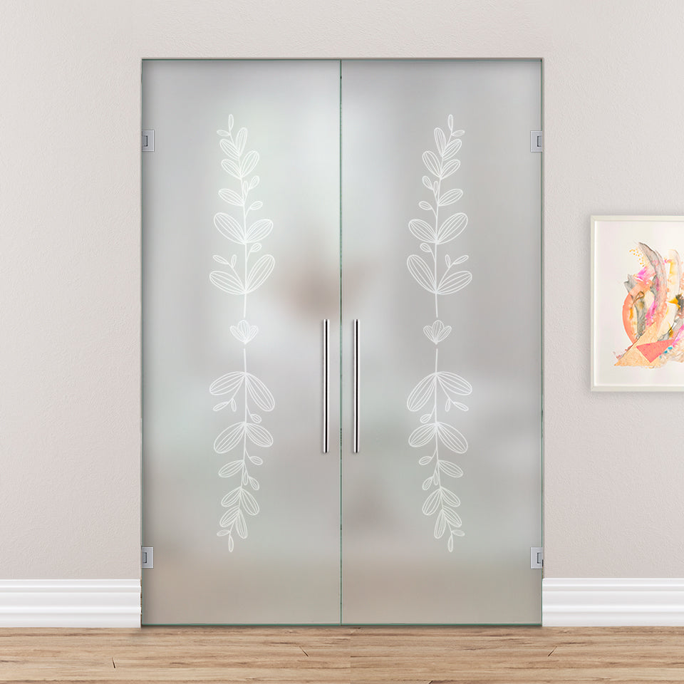 Double Swing Glass Door SGD2 - 2170 - DoorDiscounter