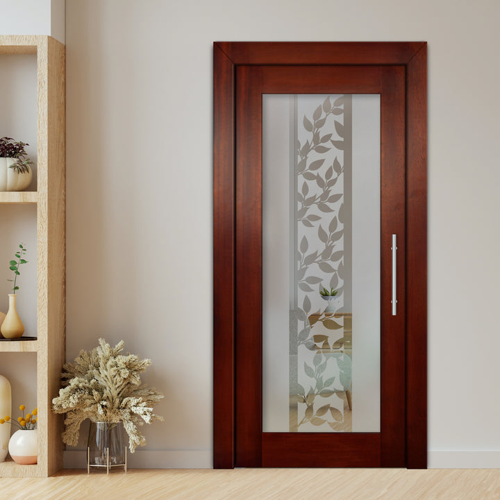 Self Closing Pivot Wooden Glass Door Pwgd - 0386 - DoorDiscounter