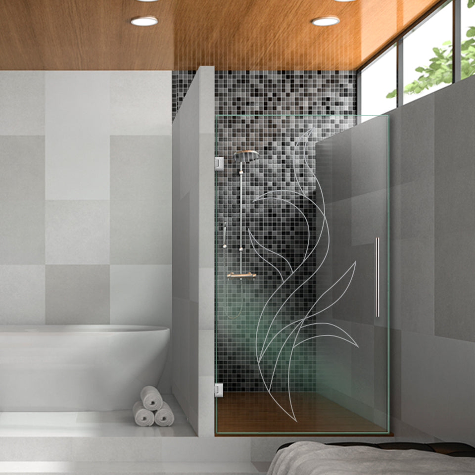 Frameless Shower Glass Door FGDS - 2890 - DoorDiscounter