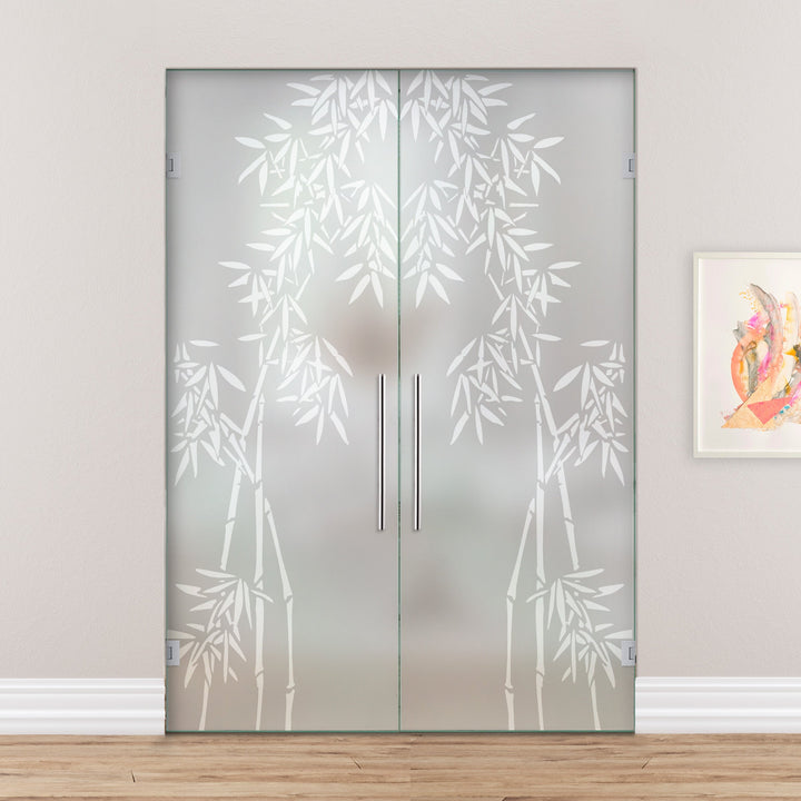 Double Swing Glass Door SGD2 - 1832 - DoorDiscounter