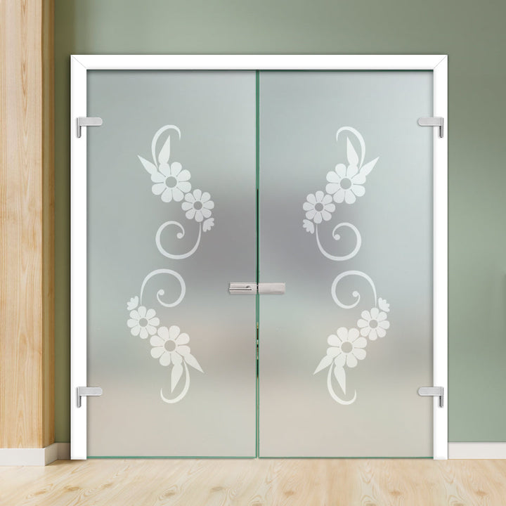 Double Hinged Glass Door  DHDG - 3802 - DoorDiscounter