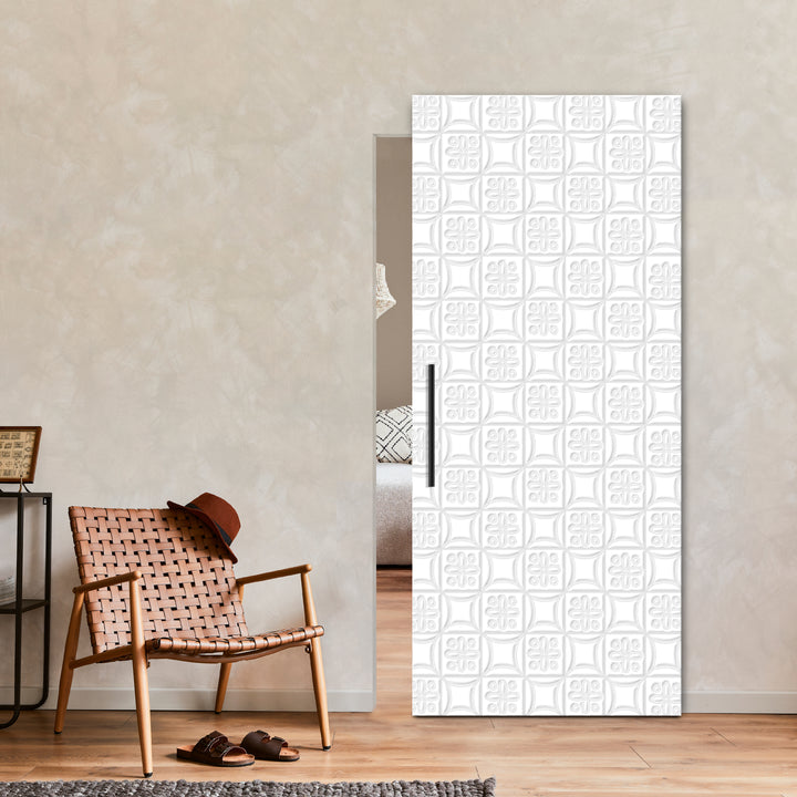 Flush Sliding Barn Door Hidden / Invisible Hardware FHID - 1556 - DoorDiscounter