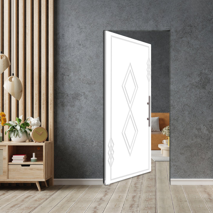 Self Closing Pivot Door with CNC Engraving Design PMR1 - 0615 - DoorDiscounter