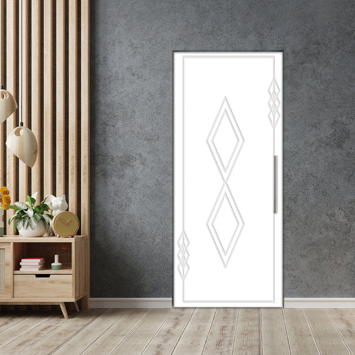 Self Closing Pivot Door with CNC Engraving Design PMR1 - 0615 - DoorDiscounter