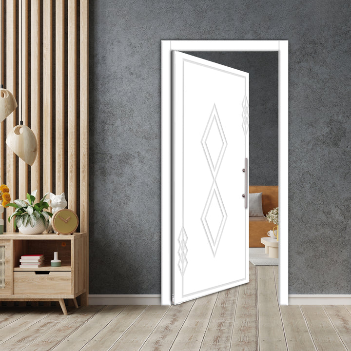 Self Closing Pivot Door with CNC Engraving Design PMR1 - 0615 - DoorDiscounter