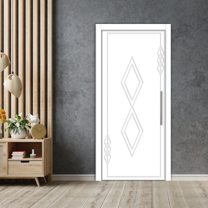 Self Closing Pivot Door with CNC Engraving Design PMR1 - 0615 - DoorDiscounter