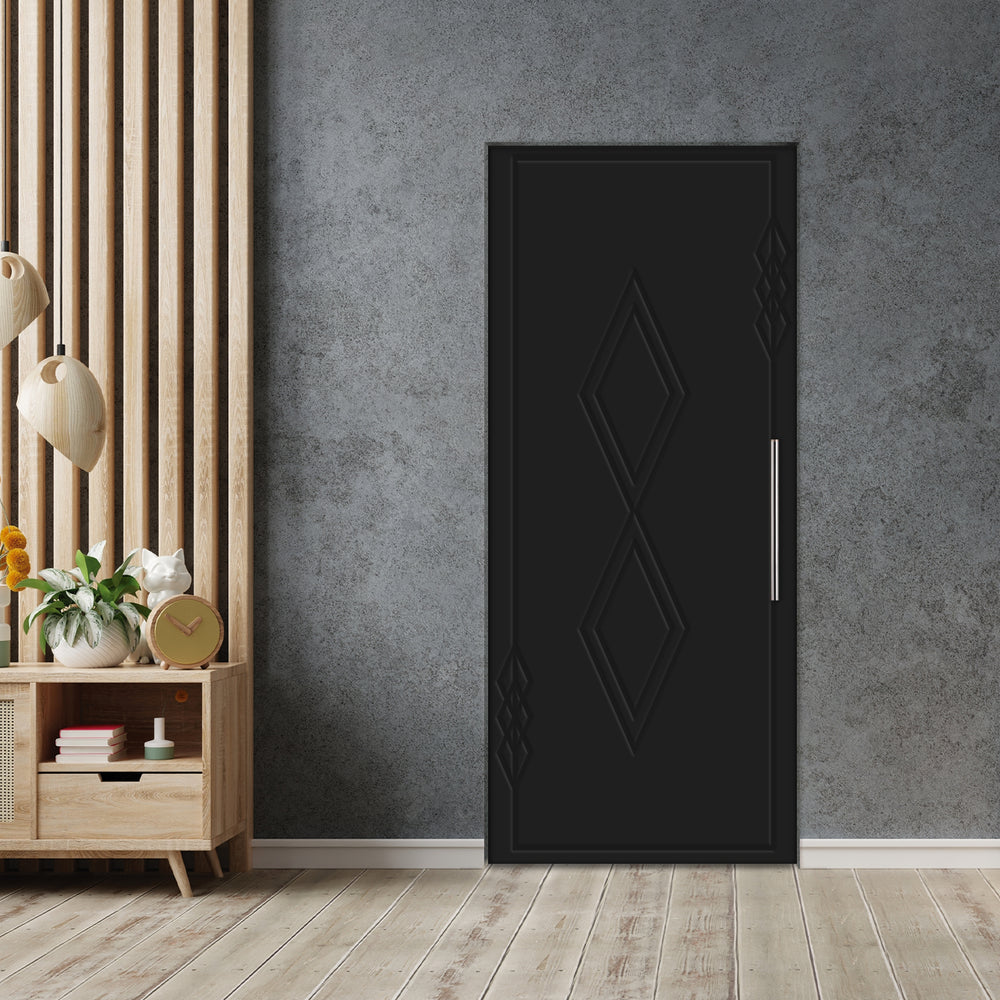 Self Closing Pivot Door with CNC Engraving Design PMR1 - 0615 - DoorDiscounter