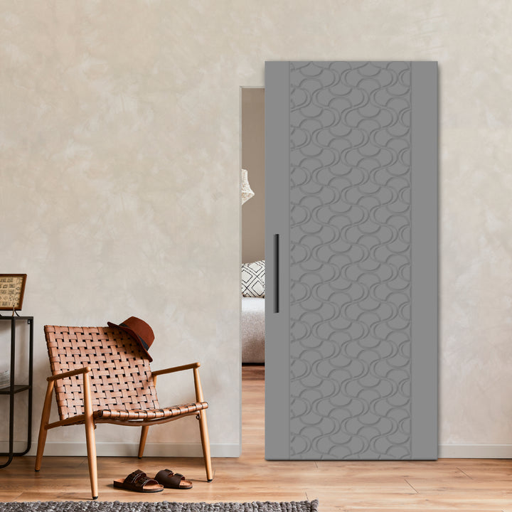 Flush Sliding Barn Door Hidden / Invisible Hardware FHID - 1563 - DoorDiscounter