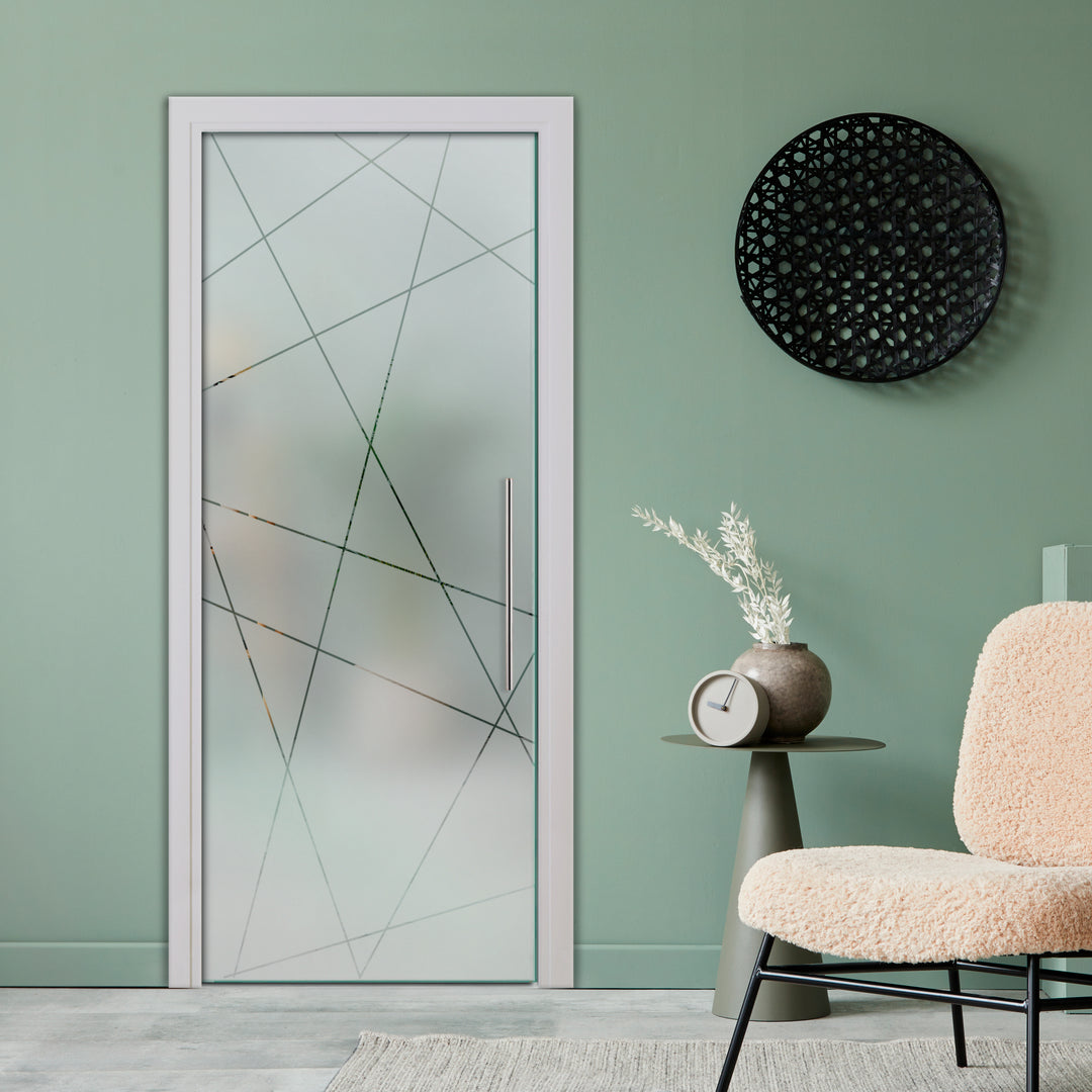 SLIDING POCKET GLASS DOOR WITH TRACK SYSTEM SPTS - 2544 - DoorDiscounter