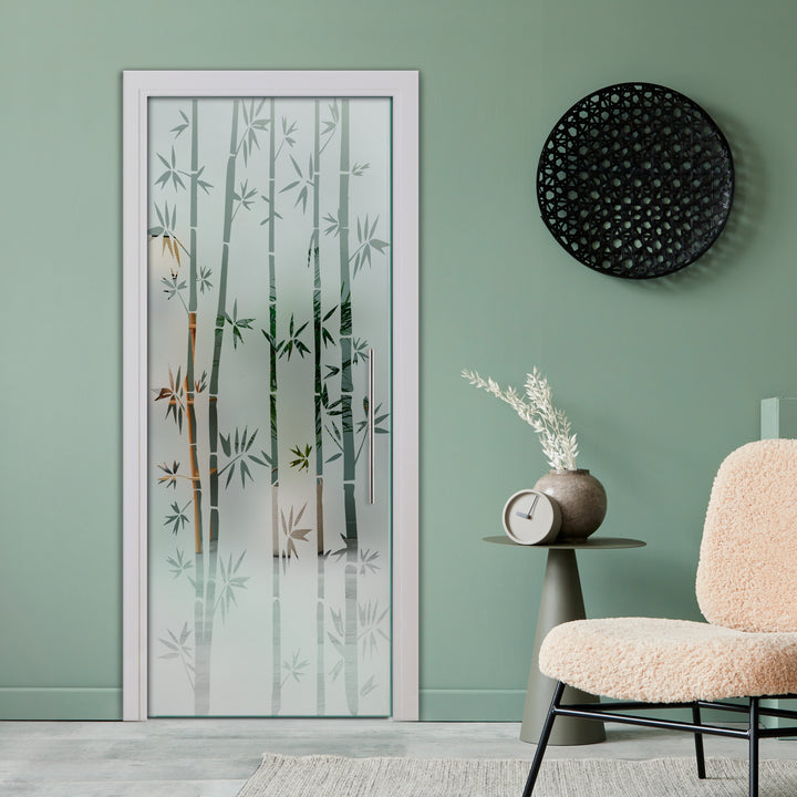 SLIDING POCKET GLASS DOOR WITH TRACK SYSTEM SPTS - 2534 - DoorDiscounter