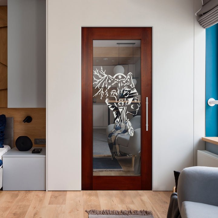 Self Closing Pivot Wooden Mirror Door Pwmd -0779 - DoorDiscounter