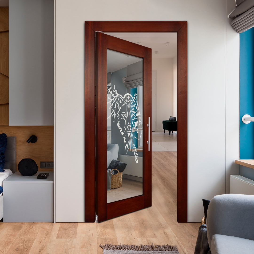 Self Closing Pivot Wooden Mirror Door Pwmd -0779 - DoorDiscounter