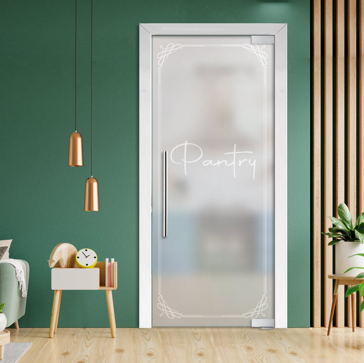 Frameless Glass Pivot Door with Self Closing Hinges FGP1 - 2014 - DoorDiscounter