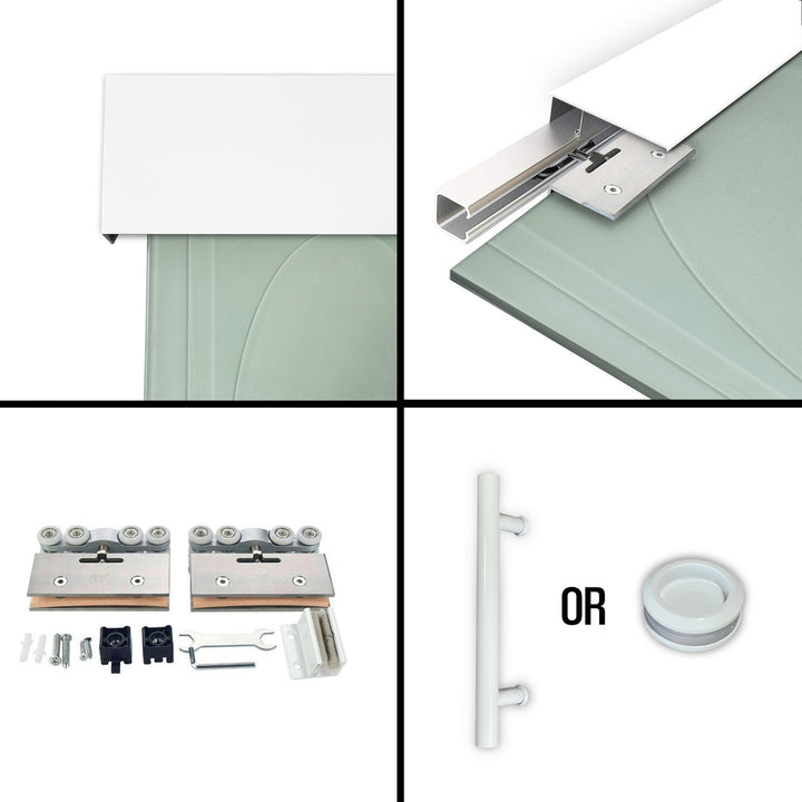 Sliding Glass Barn Door Alu100 SGBD - 1484 - DoorDiscounter