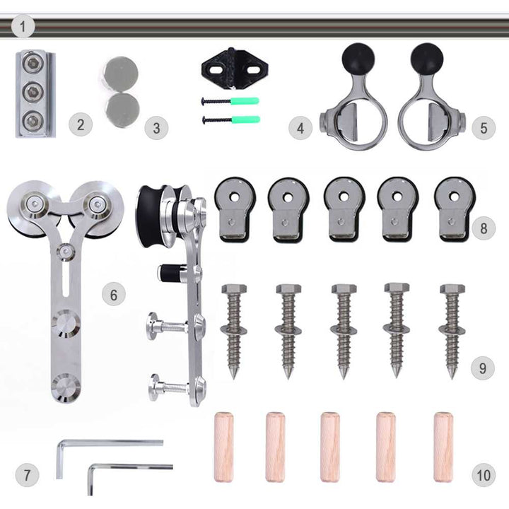 Stainless Steel Hardware SWBD KNUP - 3394 - DoorDiscounter