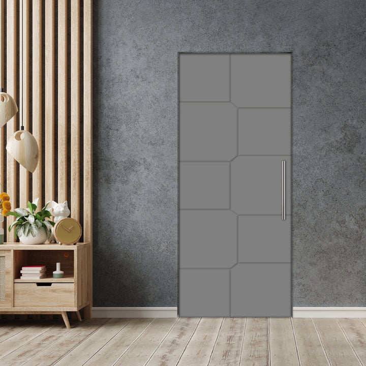 Self Closing Pivot Door with CNC Engraving Design PMR1 - 0621 - DoorDiscounter