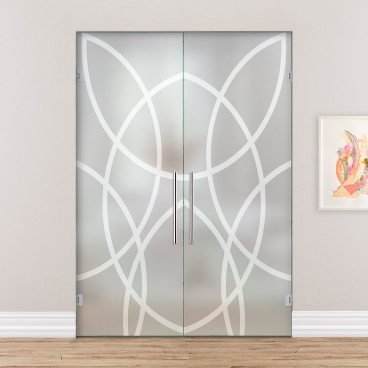 Double Swing Glass Door SGD2 - 1824 - DoorDiscounter