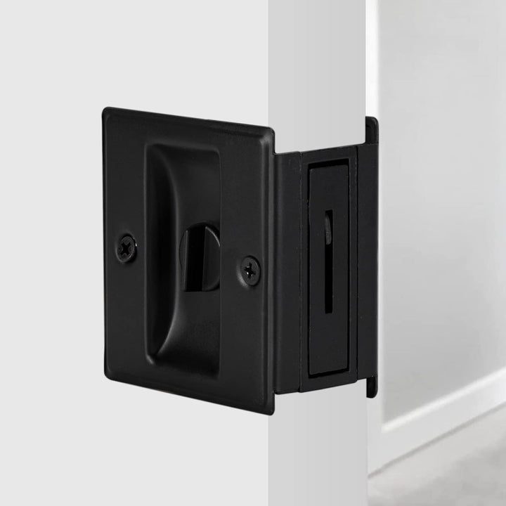 Privacy Pocket, Sliding, Closet Door Lock Pull - DoorDiscounter
