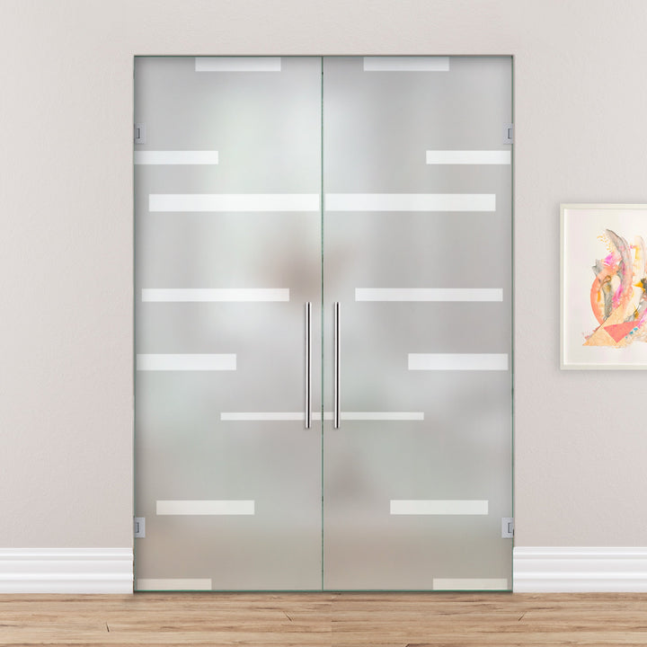 Double Swing Glass Door SGD2 - 1701 - DoorDiscounter