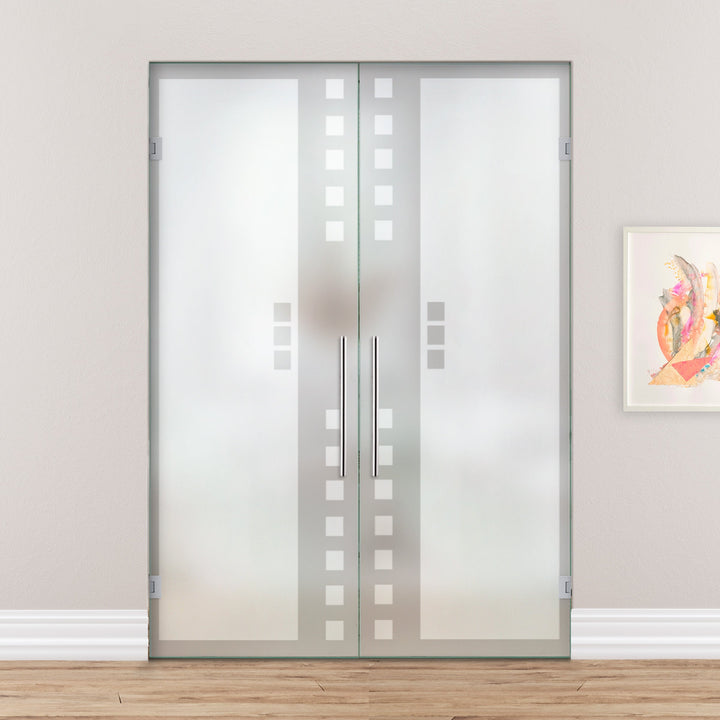 Double Swing Glass Door SGD2 - 1834 - DoorDiscounter