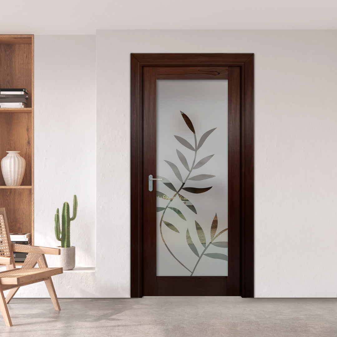 INTERIOR DOOR WITH FROSTED GLASS PANEL IDGP - 2680 - DoorDiscounter
