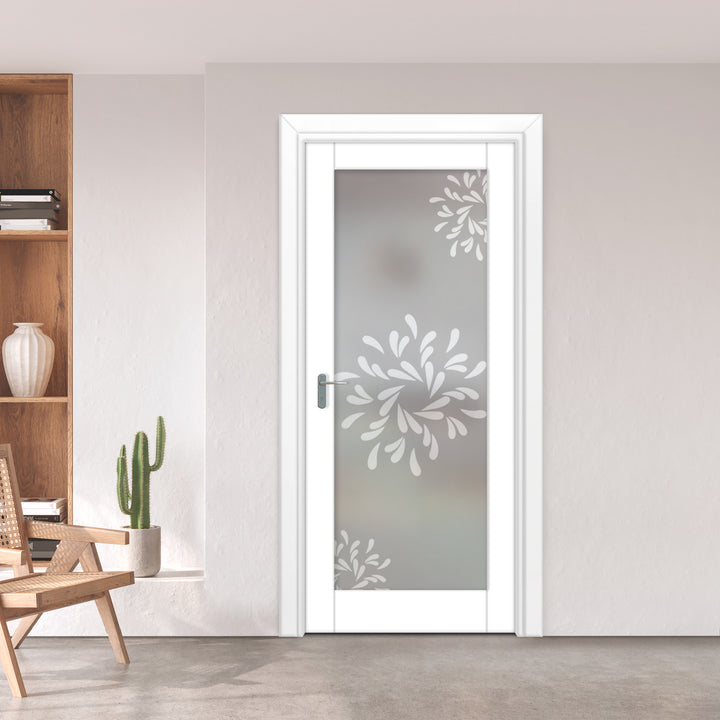 INTERIOR DOOR WITH FROSTED GLASS PANEL IDGP - 2679 - DoorDiscounter