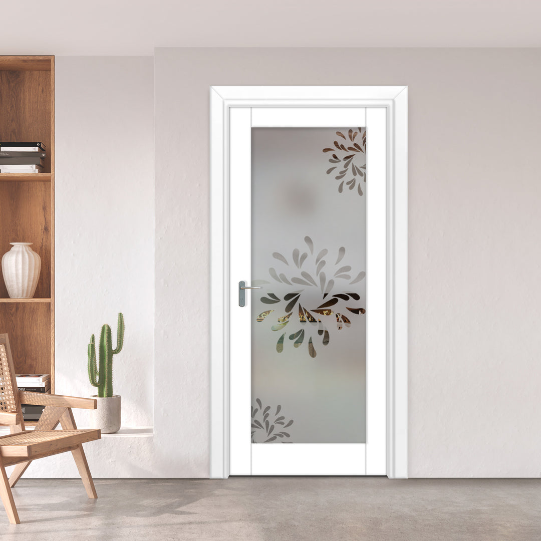 INTERIOR DOOR WITH FROSTED GLASS PANEL IDGP - 2679 - DoorDiscounter