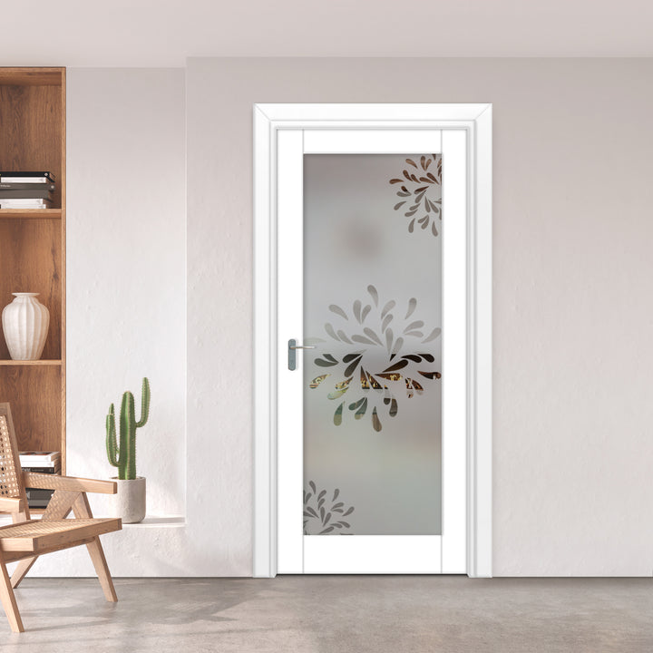 INTERIOR DOOR WITH FROSTED GLASS PANEL IDGP - 2679 - DoorDiscounter