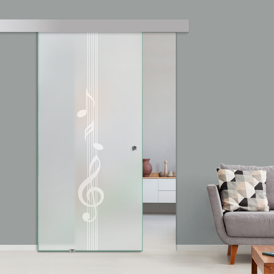 Sliding Glass Barn Door Alu100 SGBD - 1484 - DoorDiscounter