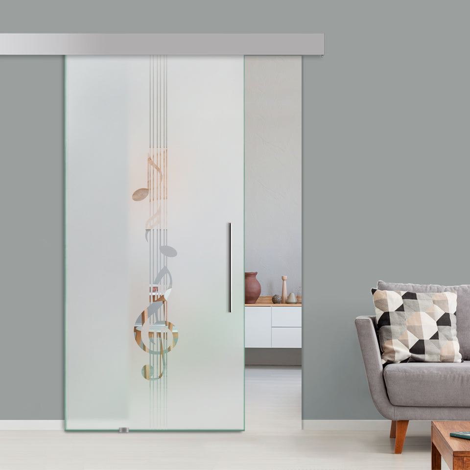 Sliding Glass Barn Door Alu100 SGBD - 1484 - DoorDiscounter