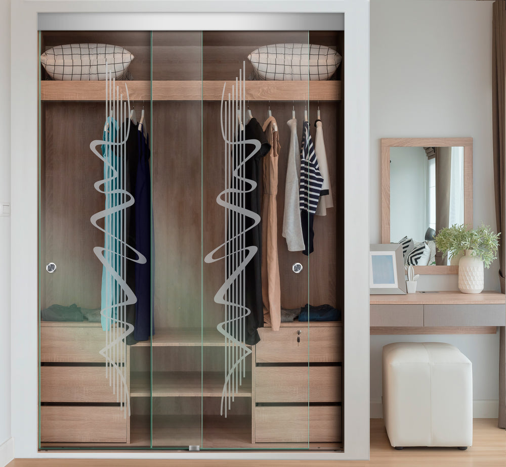 FRAMELESS CLOSET GLASS SLIDING BYPASS DOOR FSGD - 2412 - DoorDiscounter