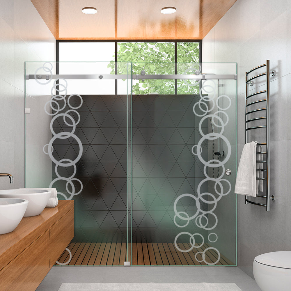 SHOWER GLASS SLIDING DOORS SGSD - 2792 - DoorDiscounter