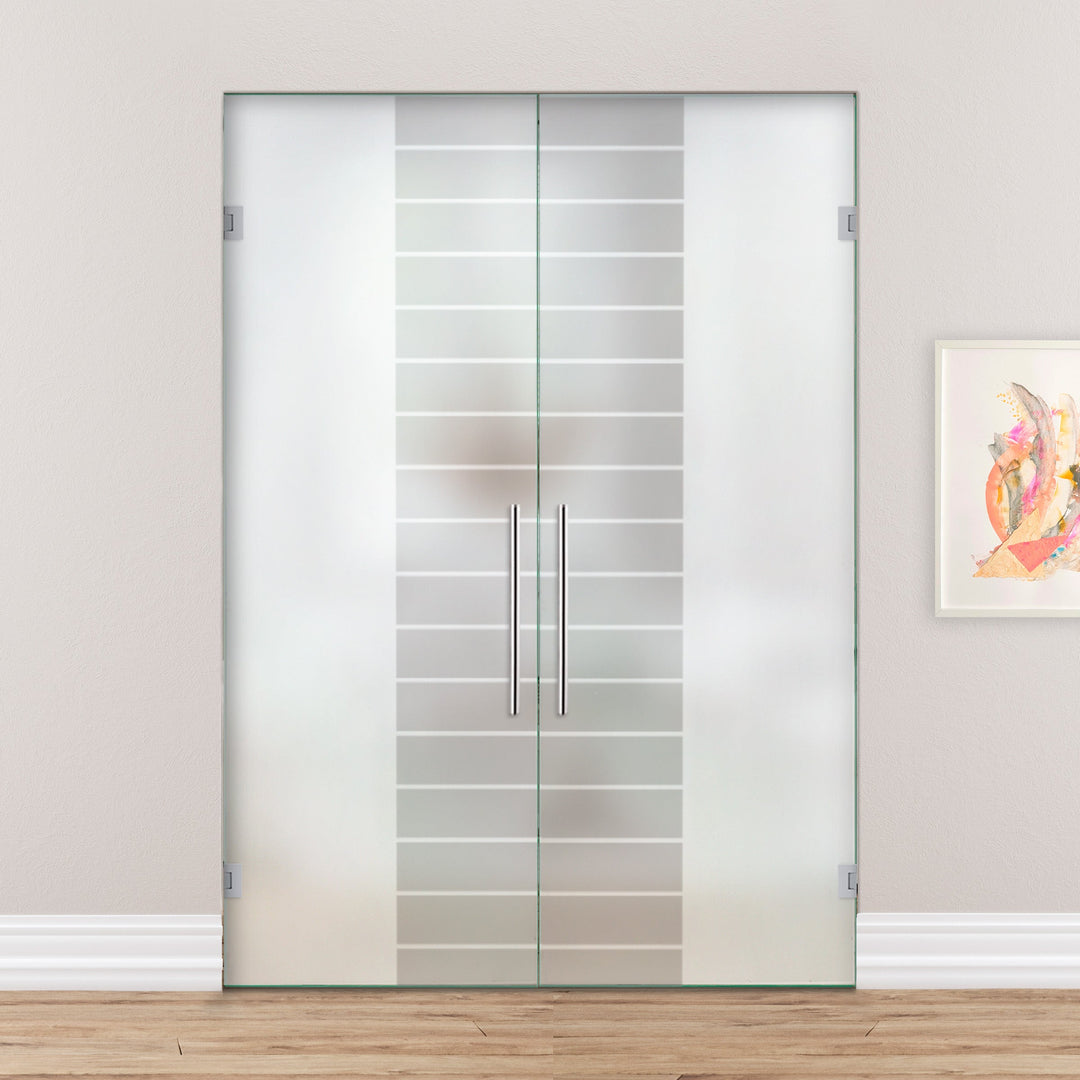 Double Swing Glass Door SGD2 - 2143 - DoorDiscounter