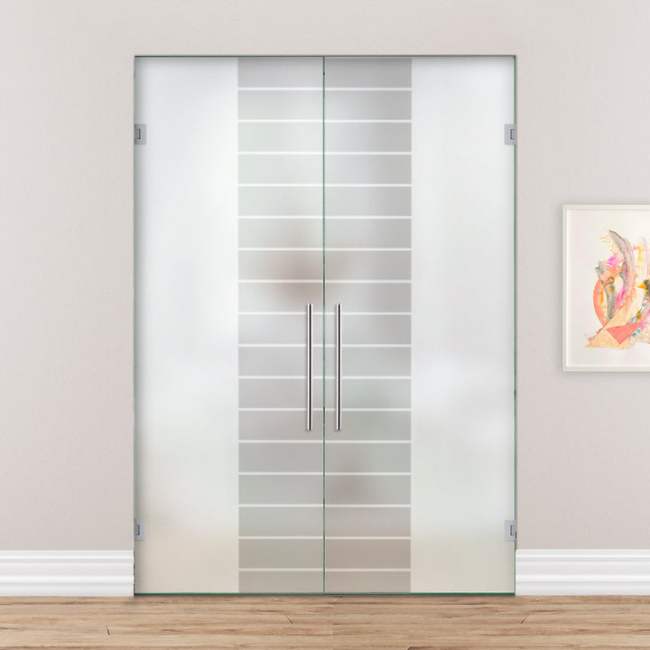 Double Swing Glass Door SGD2 - 2143 - DoorDiscounter