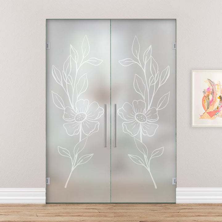 Double Swing Glass Door SGD2 - 3805 - DoorDiscounter