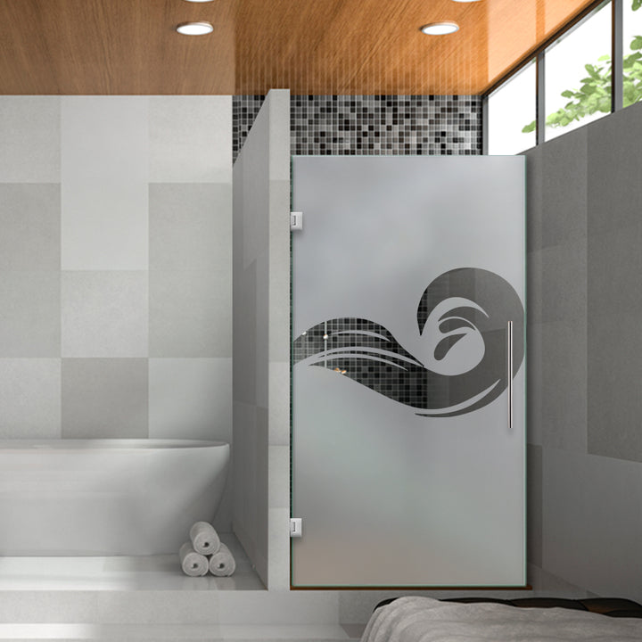 Frameless Shower Glass Door FGDS -0274 - DoorDiscounter