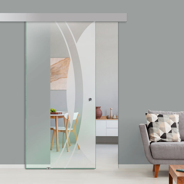 Sliding Glass Barn Door Alu100 SGBD - 1489 - DoorDiscounter