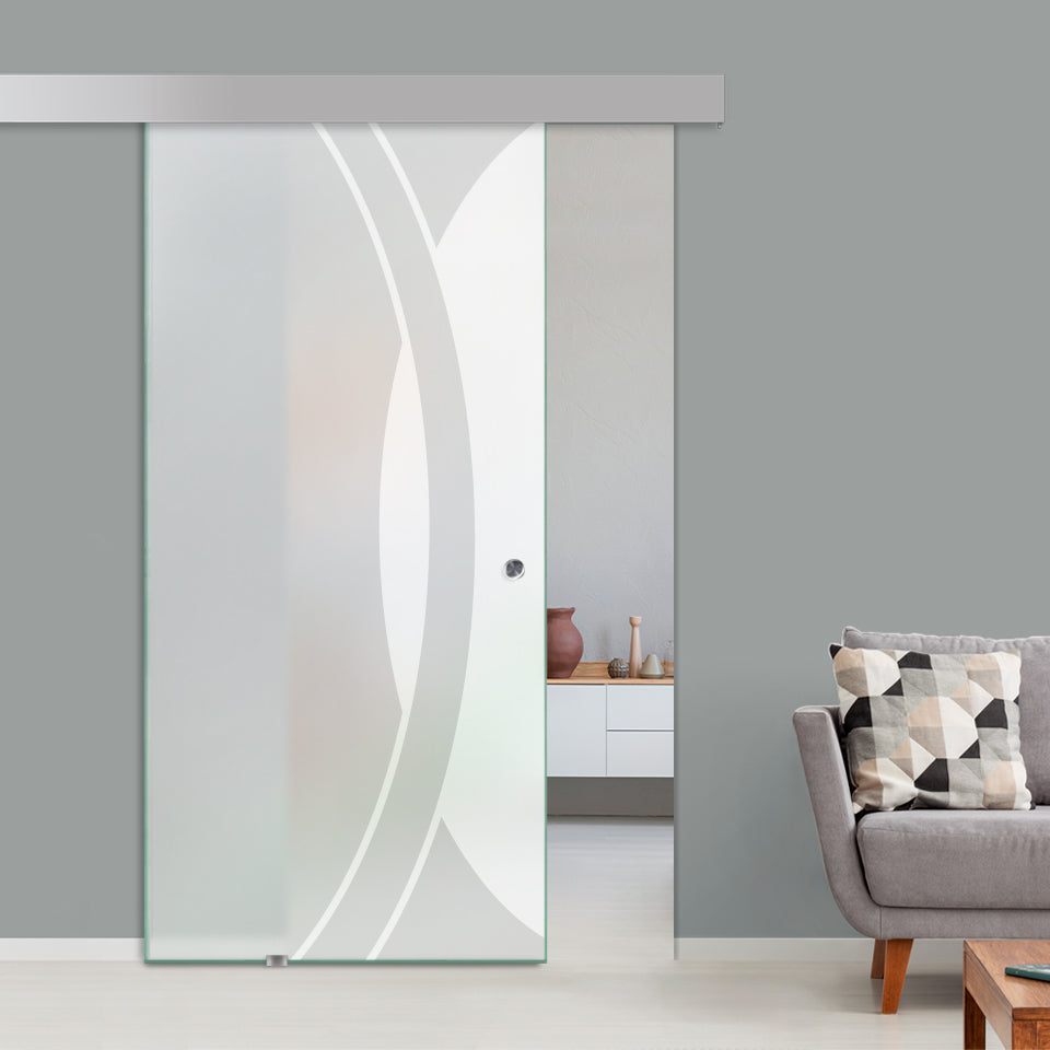 Sliding Glass Barn Door Alu100 SGBD - 1489 - DoorDiscounter