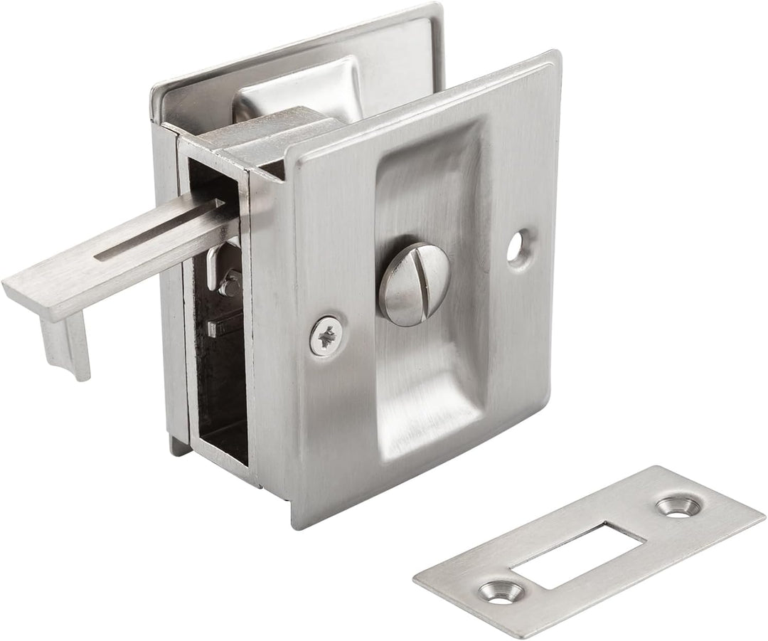 Privacy Pocket, Sliding, Closet Door Lock Pull - DoorDiscounter