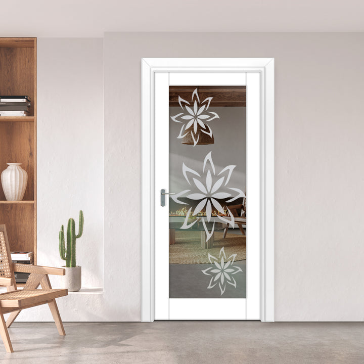 INTERIOR DOOR WITH FROSTED GLASS PANEL IDGP - 2673 - DoorDiscounter