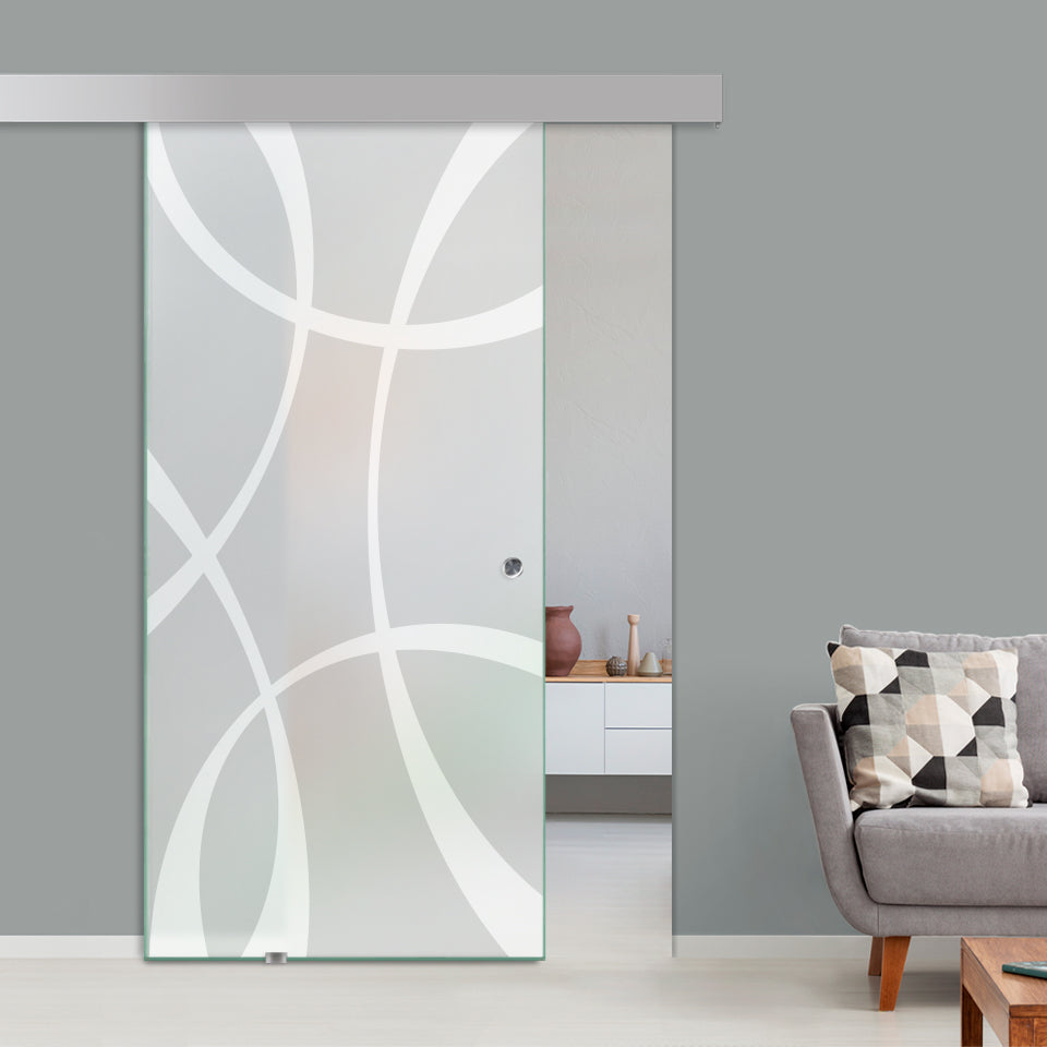 Sliding Glass Barn Door Alu100 SGBD - 1591 - DoorDiscounter
