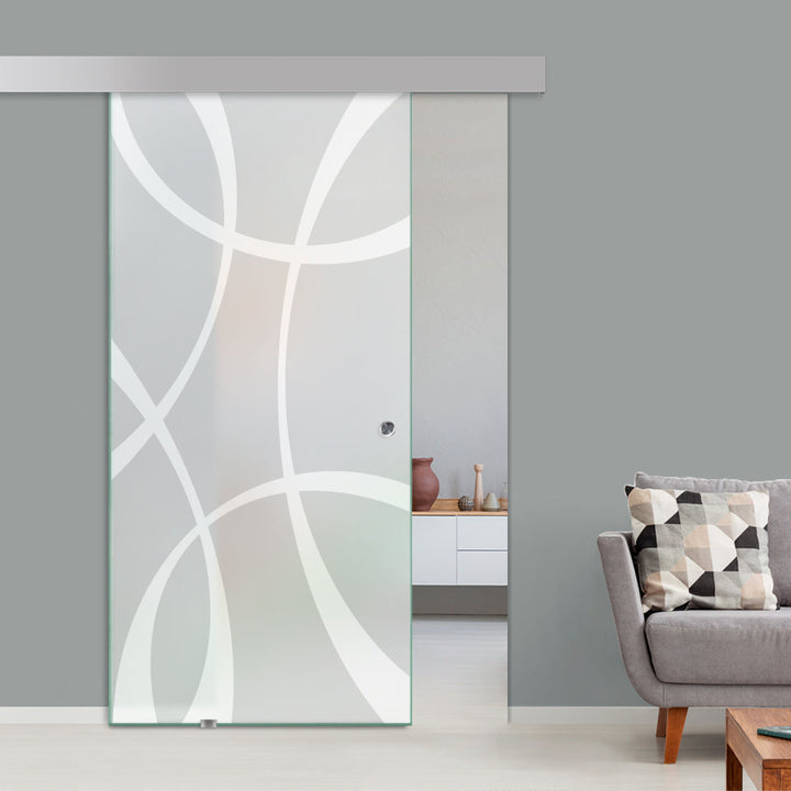 Sliding Glass Barn Door Alu100 SGBD - 1591 - DoorDiscounter