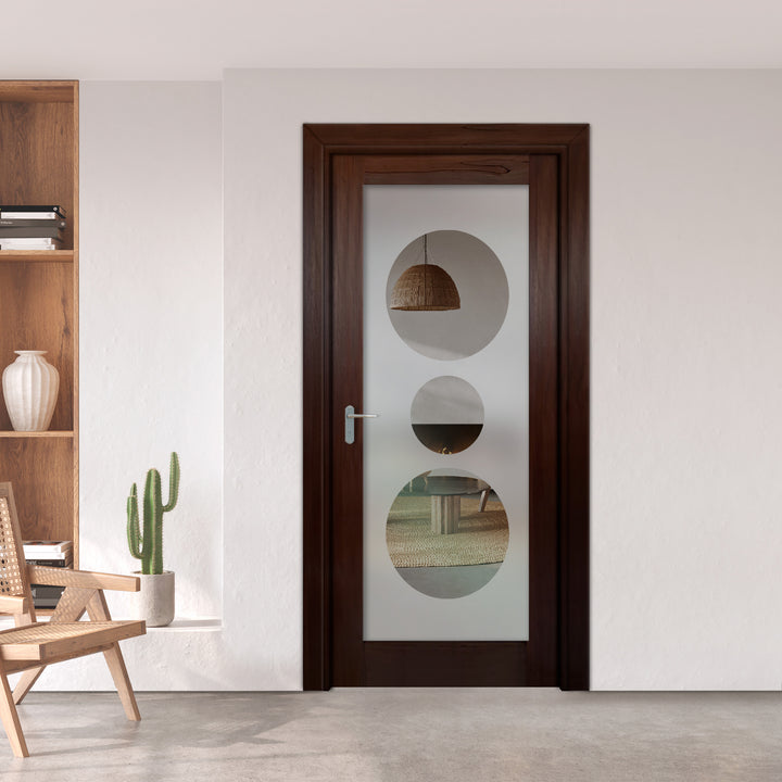 INTERIOR DOOR WITH FROSTED GLASS PANEL IDGP - 2667 - DoorDiscounter