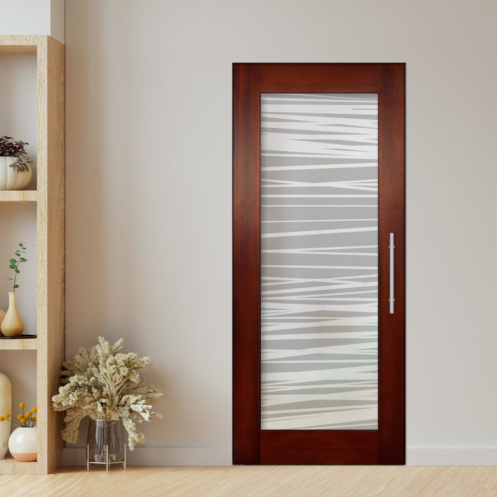 Self Closing Pivot Wooden Glass Door Pwgd - 0425 - DoorDiscounter