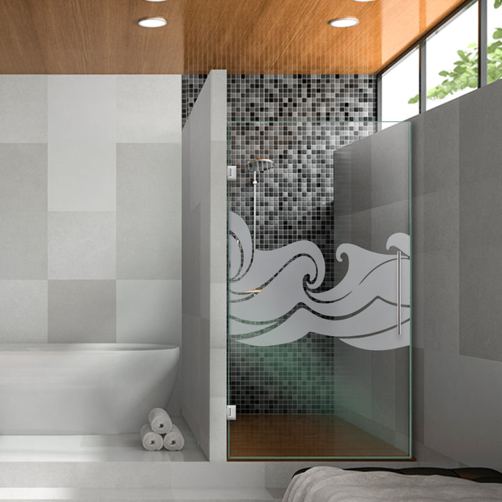 Frameless Shower Glass Door FGDS -0275 - DoorDiscounter