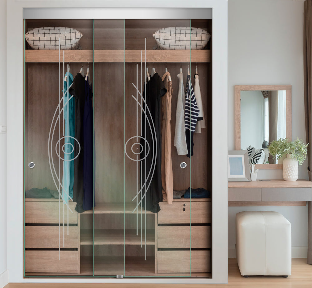 FRAMELESS CLOSET GLASS SLIDING BYPASS DOOR FSGD - 2414 - DoorDiscounter